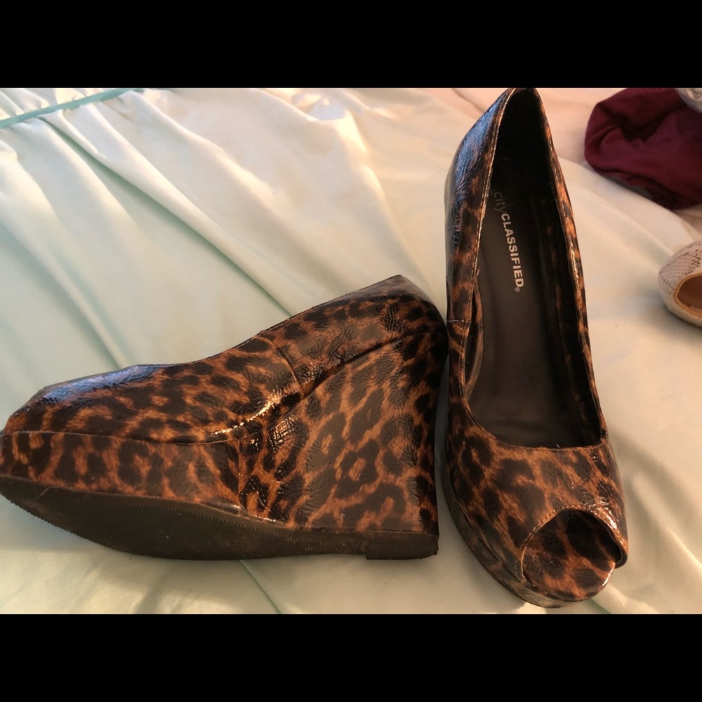 Leopard wedges - Picture 2 of 4